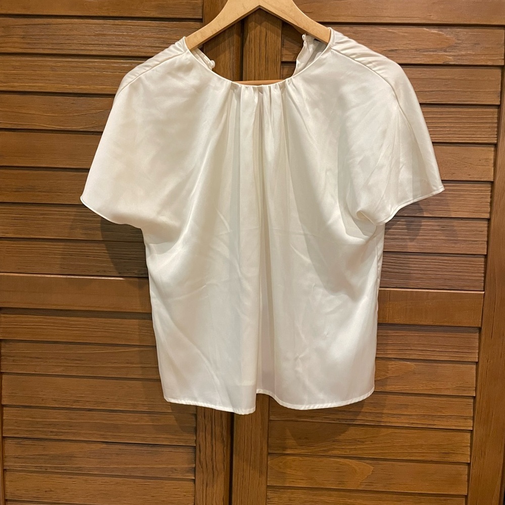 3 Banana Republic Blouse Dress Shirts XS silk cream